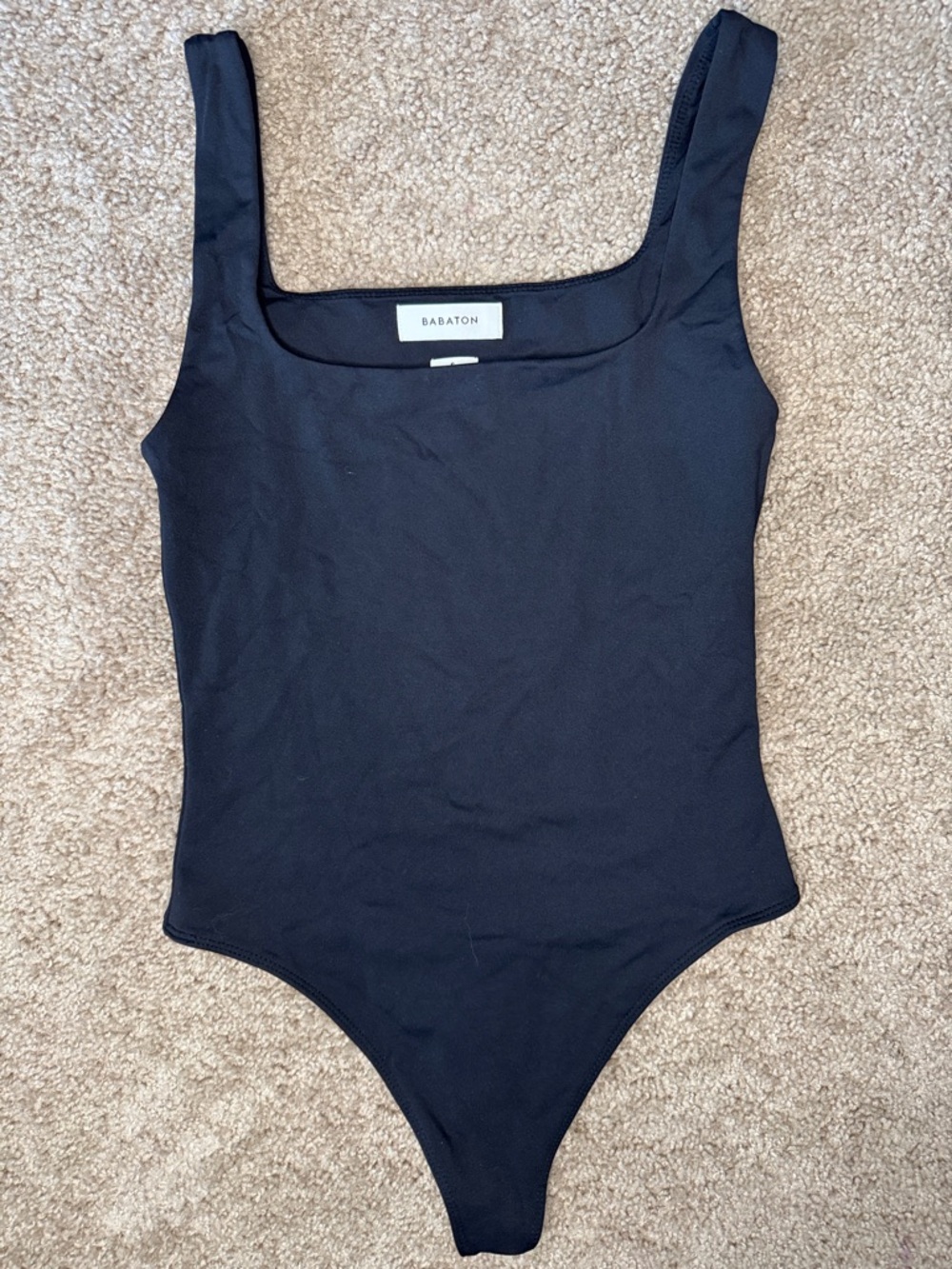 Babaton Square-Neck Stretch Bodysuit